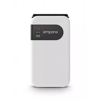 Emporia SIMPLICITYglam Balts Atloka Telefons 7.11 cm (2.8 collu) 106 g Senioru Telefons