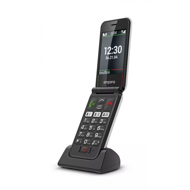 Emporia SIMPLICITYglam Balts Atloka Telefons 7.11 cm (2.8 collu) 106 g Senioru Telefons