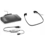 Philips LFH5220 austiņas, vadu, apkakles, melnas, sudraba