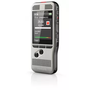 Philips DPM6000 balss ierakstītājs, melns, sudrabs