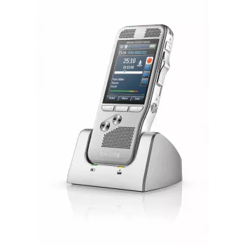 Philips DPM8200 balss ierakstītājs ar zibatmiņu, Sudraba