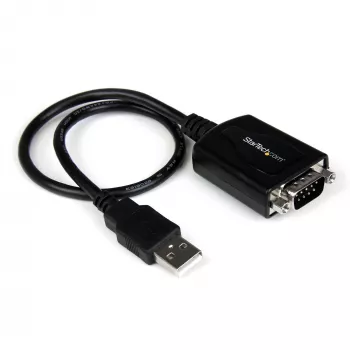 StarTech.com 1 pēdas USB–RS232 seriālais DB9 adaptera kabelis ar COM porta saglabāšanu