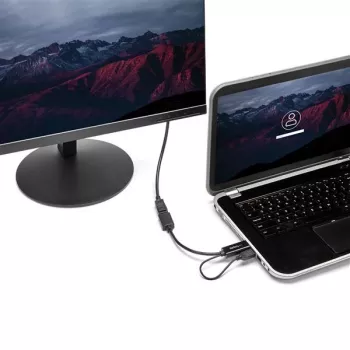 StarTech.com HDMI uz DisplayPort adapteris - 4K 30Hz, 3840 x 2160 pikseļi, 1080p, 720p, 120 Hz, Melns, MegaChips - STDP2600, Aktīvs video pārveidotājs