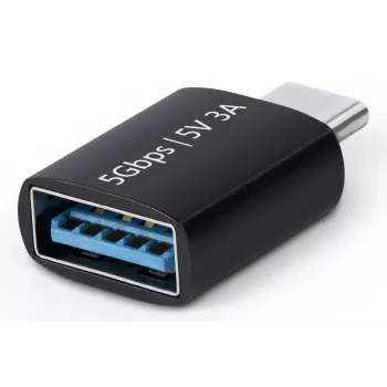 StarTech.com USB-C uz USB-A adapteris, USB 5Gbps, kompakts USB-C vīrišķais uz USB-A sievišķo adapteris, izturīgs metāla korpuss, M/F