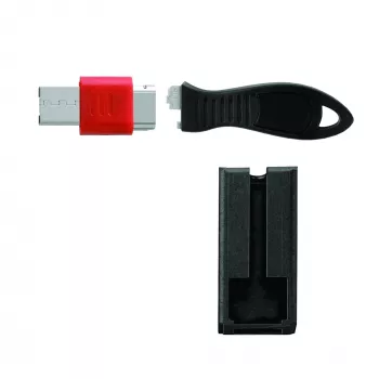 Kensington USB Port Lock ar drošības aizsargu, melns, 1 gab.