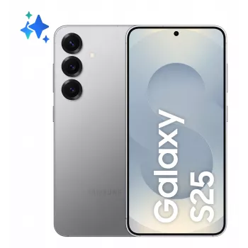 Samsung Galaxy S25 15.8 cm (6.2 collu) Divas SIM Android 15 5G USB Type-C 12 GB 256 GB 4000 mAh Sudraba