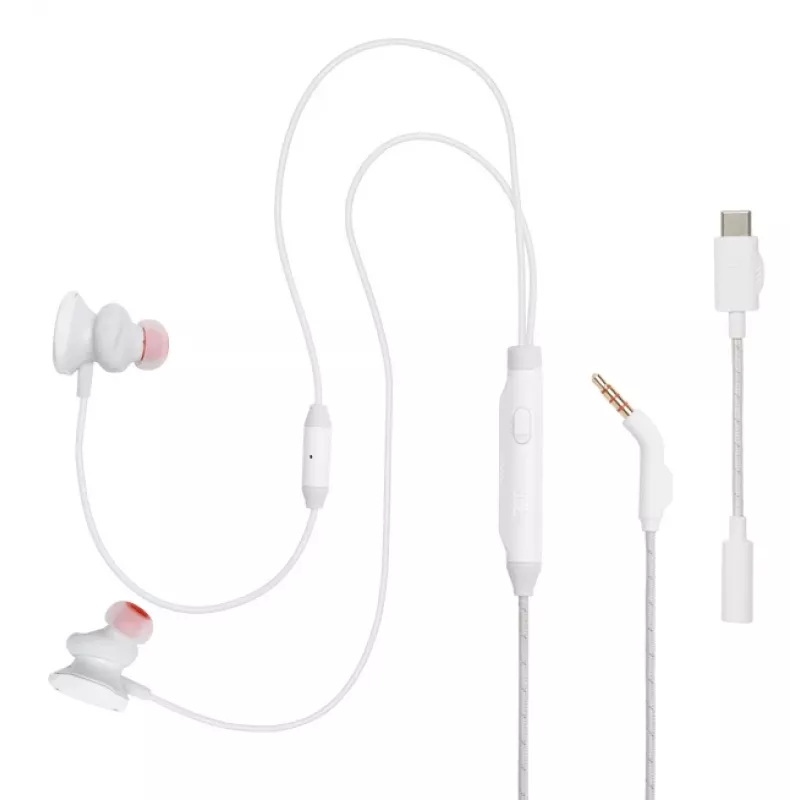 JBL Quantum 50C Vadu Iekšauss Spēļu Austiņas Baltas