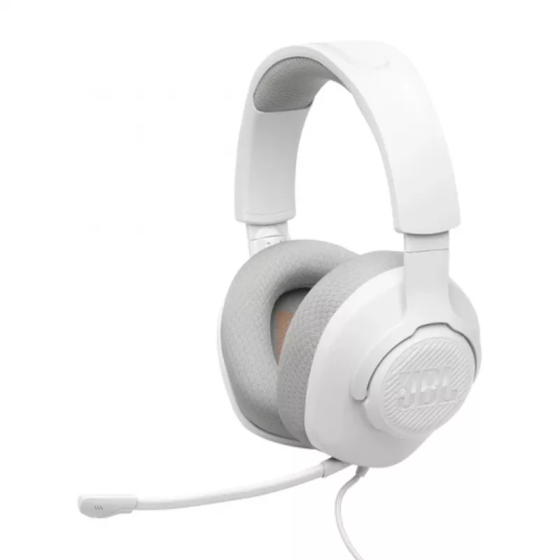 JBL Quantum 100M2 austiņas Vadu Galvas saite Spēļu Balts