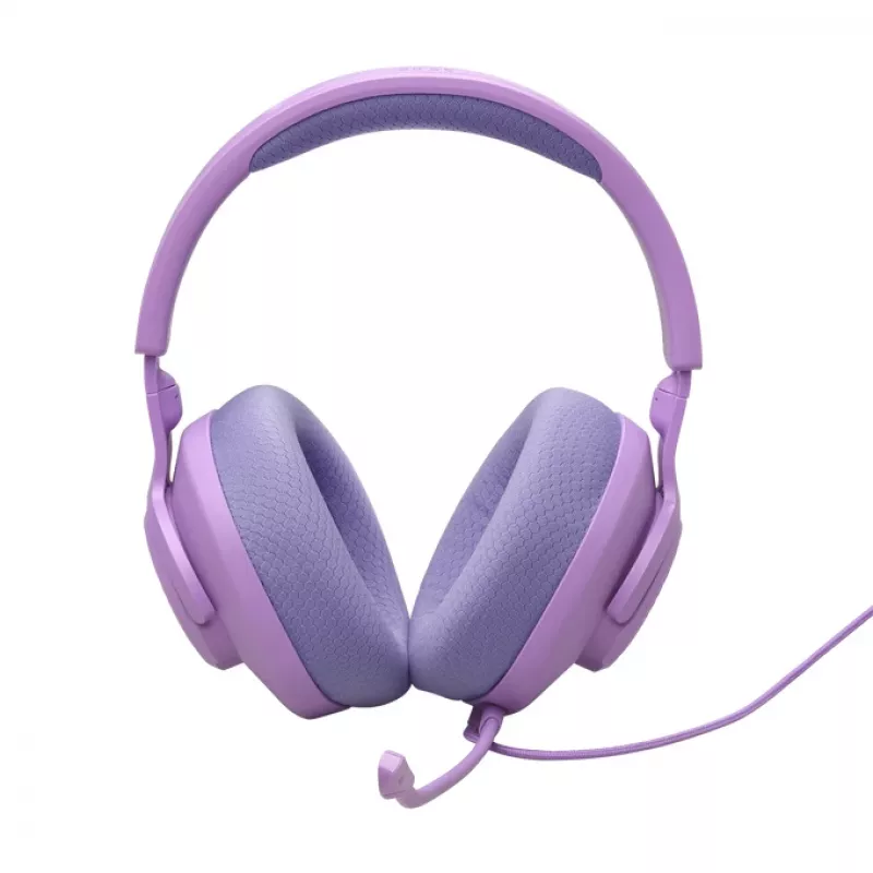 Vadu spēļu austiņas JBL Quantum 100M2 — pārklājošas, 20–20000 Hz, 1,2 m kabelis, violeta