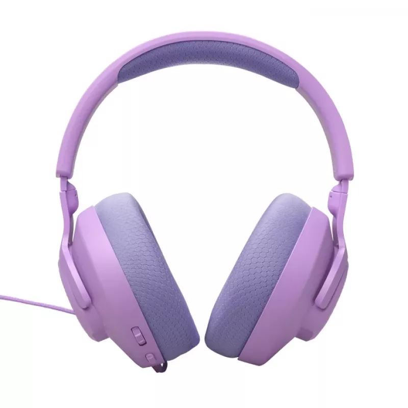 Vadu spēļu austiņas JBL Quantum 100M2 — pārklājošas, 20–20000 Hz, 1,2 m kabelis, violeta