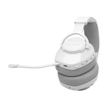 JBL Live QUANTUM 360 bezvadu galvas austiņas, spēlēm, USB Type-C, Bluetooth, balta