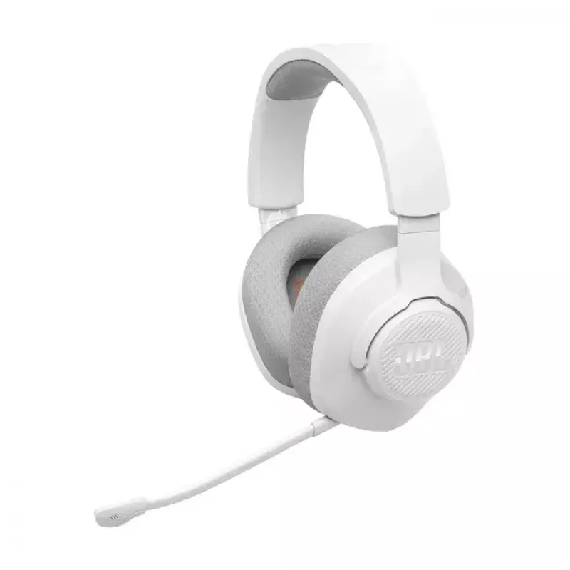 JBL Live QUANTUM 360 bezvadu galvas austiņas, spēlēm, USB Type-C, Bluetooth, balta