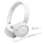 JBL Tune 520C USB-C austiņas, vadu, lentes tipa, zvaniem/mūzikai, USB Type-C, balts