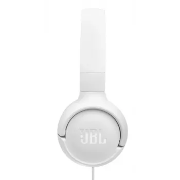 JBL Tune 520C USB-C austiņas, vadu, lentes tipa, zvaniem/mūzikai, USB Type-C, balts
