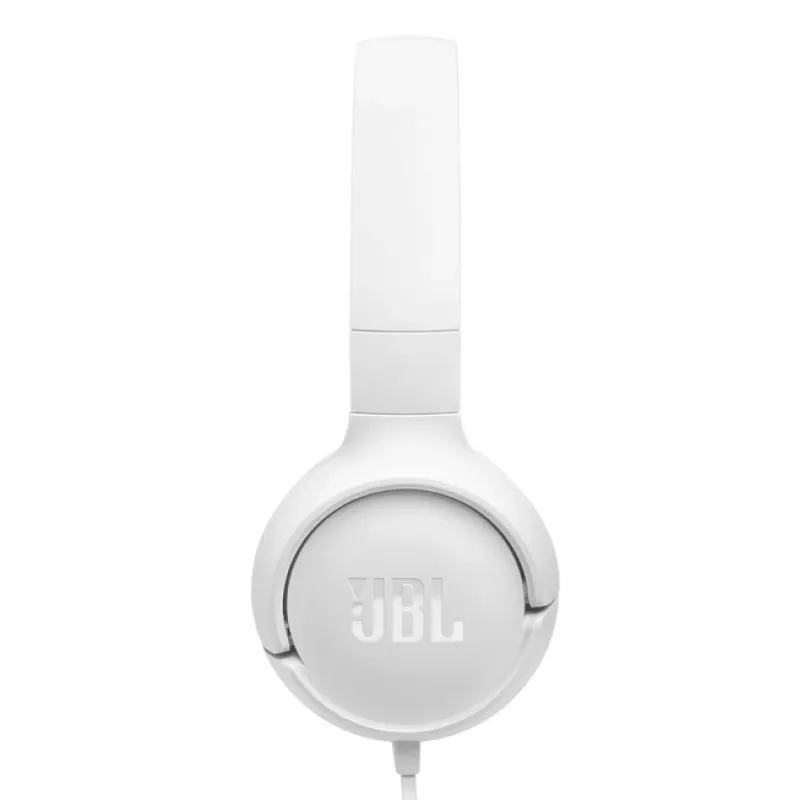 JBL Tune 520C USB-C austiņas, vadu, lentes tipa, zvaniem/mūzikai, USB Type-C, balts