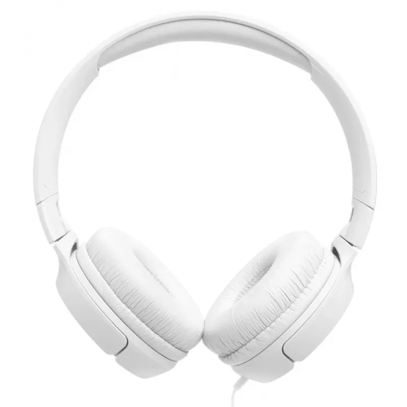 JBL Tune 520C USB-C austiņas, vadu, lentes tipa, zvaniem/mūzikai, USB Type-C, balts