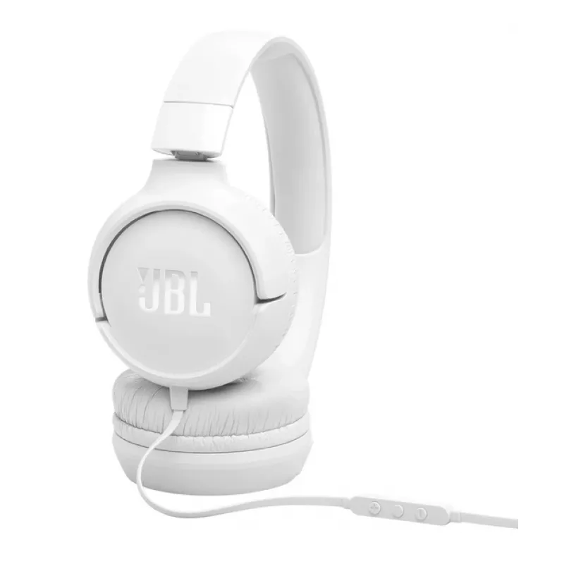 JBL Tune 520C USB-C austiņas, vadu, lentes tipa, zvaniem/mūzikai, USB Type-C, balts