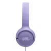 JBL Tune 520C USB-C austiņas, vadu, uz auss, Hi-Res audio, 32mm draiveri, ceriņu krāsa