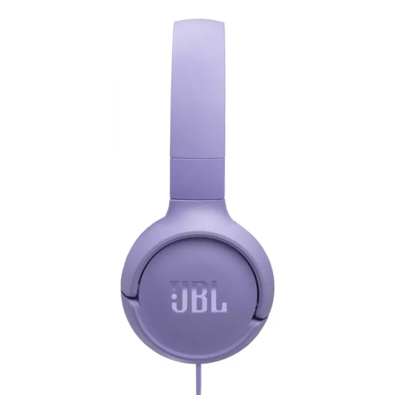 JBL Tune 520C USB-C austiņas, vadu, uz auss, Hi-Res audio, 32mm draiveri, ceriņu krāsa