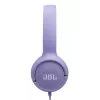 JBL Tune 520C USB-C austiņas, vadu, uz auss, Hi-Res audio, 32mm draiveri, ceriņu krāsa