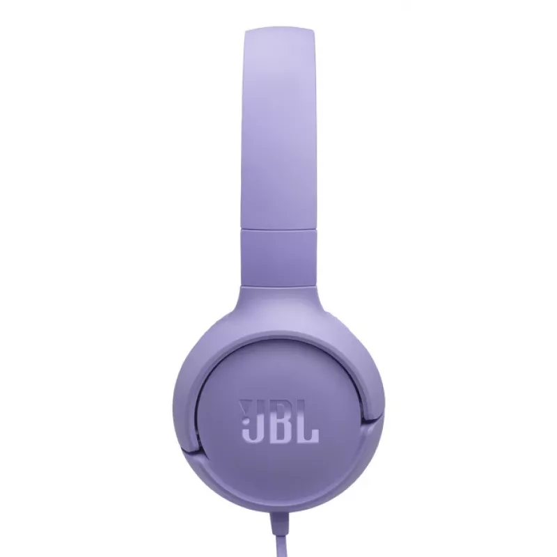 JBL Tune 520C USB-C austiņas, vadu, uz auss, Hi-Res audio, 32mm draiveri, ceriņu krāsa