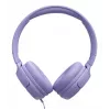 JBL Tune 520C USB-C austiņas, vadu, uz auss, Hi-Res audio, 32mm draiveri, ceriņu krāsa