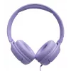 JBL Tune 520C USB-C austiņas, vadu, uz auss, Hi-Res audio, 32mm draiveri, ceriņu krāsa