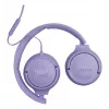 JBL Tune 520C USB-C austiņas, vadu, uz auss, Hi-Res audio, 32mm draiveri, ceriņu krāsa