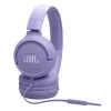 JBL Tune 520C USB-C austiņas, vadu, uz auss, Hi-Res audio, 32mm draiveri, ceriņu krāsa