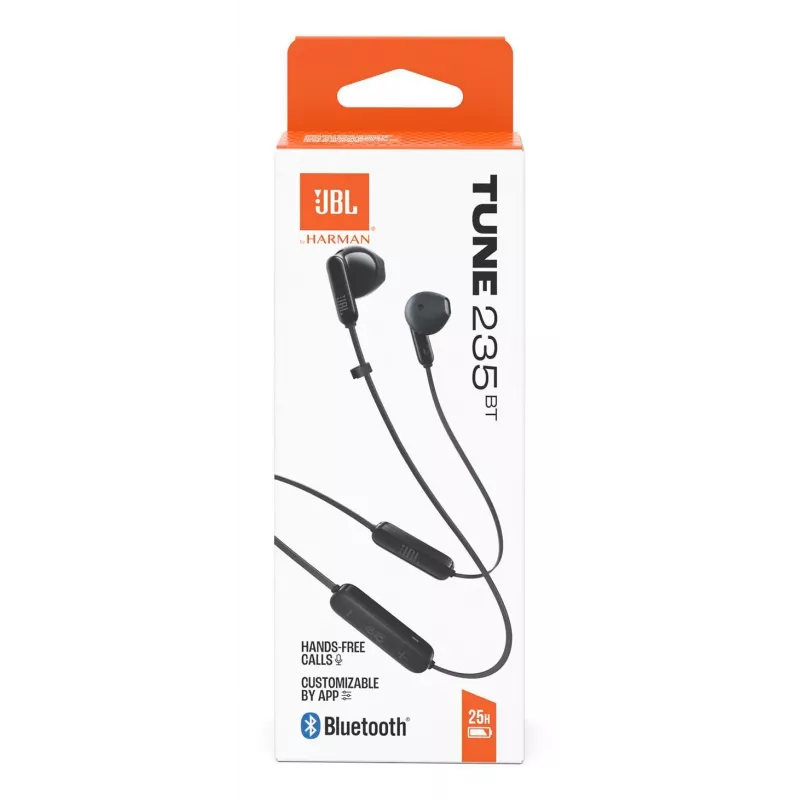 JBL Tune 235BT Bezvadu austiņas Iekšauss Zvaniem/Mūzikai Bluetooth Melna