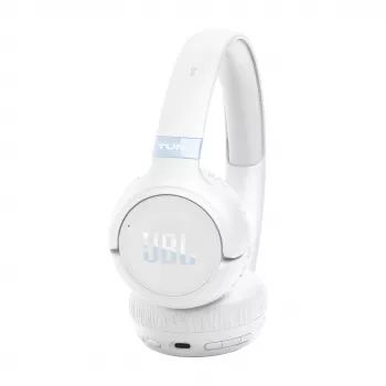JBL Tune 680NC Bezvadu austiņas ar aktīvo trokšņu slāpēšanu, balta