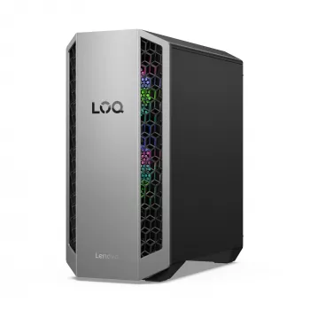 Lenovo LOQ Tower 26ADR10 AMD Ryzen™ 7 8745HX 16 GB DDR5-SDRAM 1 TB SSD NVIDIA GeForce RTX 5070 Windows 11 Home PC Melns