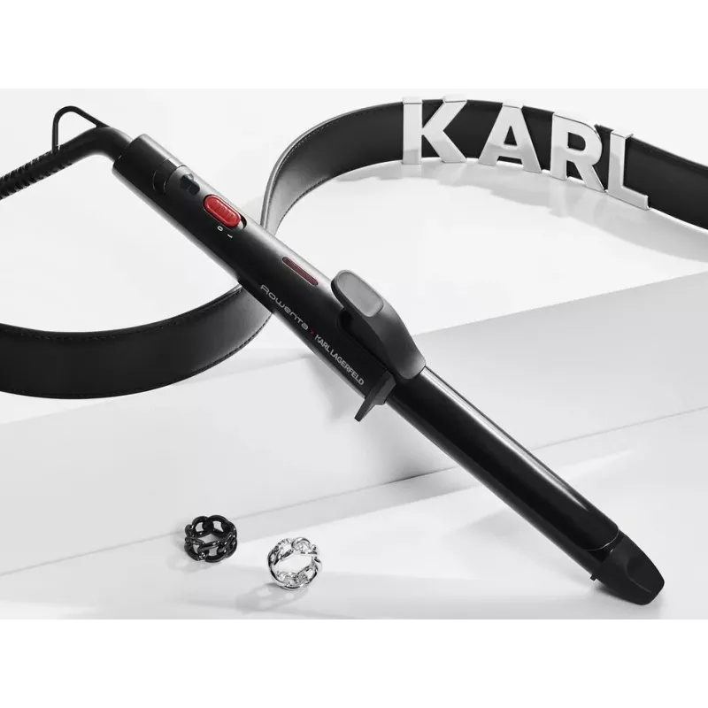 Rowenta X KARL LAGERFELD CF321L lokšķēres Warm Black, Red 47 W 1.8 m