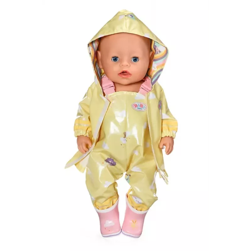 BABY born lietus komplekts 43cm, leļļu lietus tērps, 3 gadi