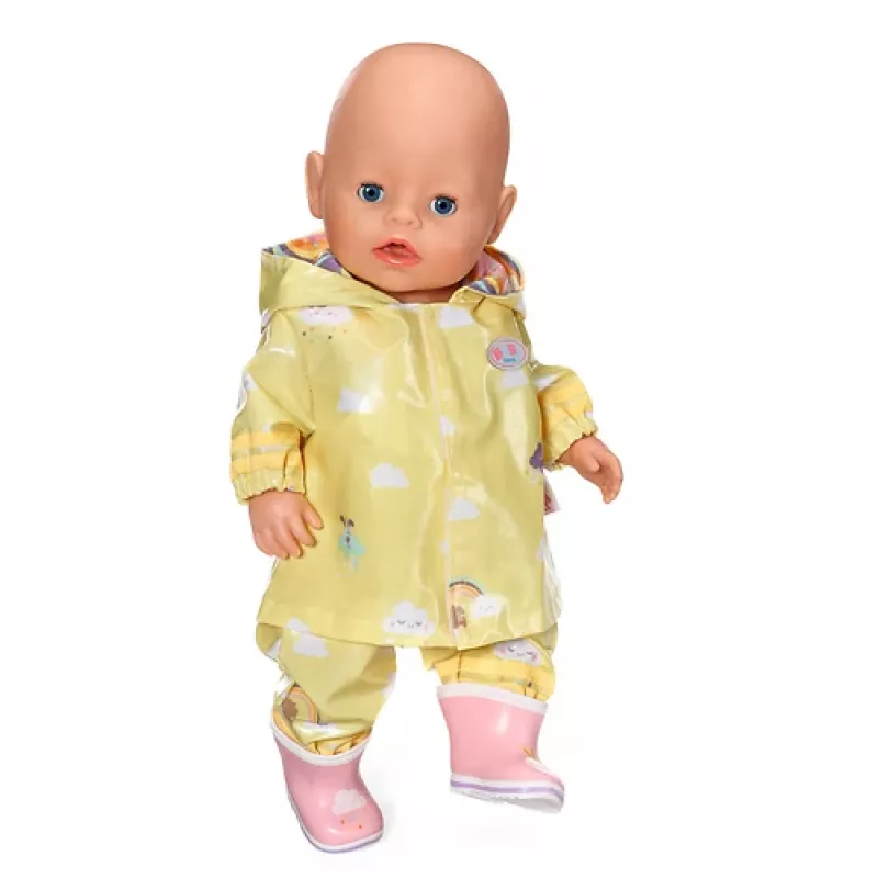 BABY born lietus komplekts 43cm, leļļu lietus tērps, 3 gadi