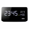 Digitālais modinātājpulkstenis Braun BC20BEU, taisnstūrveida, melns