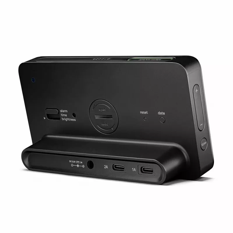 Digitālais modinātājpulkstenis Braun BC20BEU, taisnstūrveida, melns