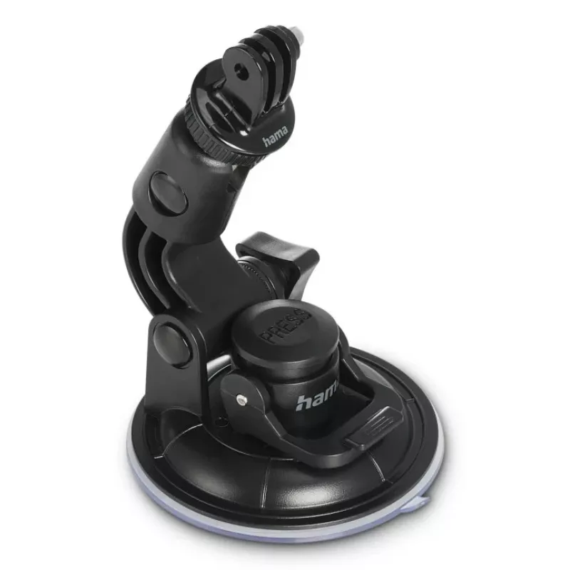 HAMA piesūcekņa turētājs action kamerām universāls automašīnas statīvs 3D Ø90 mm, max slodze 0.3 kg, augstums 5–11 cm
