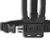 Krūšu siksna kamerai HAMA 00004567 (saderīga ar GoPro), melna, regulējams krūšu stiprinājums