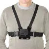 Krūšu siksna kamerai HAMA 00004567 (saderīga ar GoPro), melna, regulējams krūšu stiprinājums
