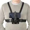 Krūšu siksna kamerai HAMA 00004567 (saderīga ar GoPro), melna, regulējams krūšu stiprinājums