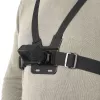 Krūšu siksna kamerai HAMA 00004567 (saderīga ar GoPro), melna, regulējams krūšu stiprinājums