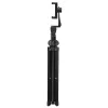 Statīvs Hama Rotary Smartphone II viedtālrunim un digitālajai kamerai, 3 kājas, maks. slodze 1 kg, augstums 41.5–150 cm, melns