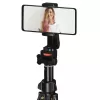 Statīvs Hama Rotary Smartphone II viedtālrunim un digitālajai kamerai, 3 kājas, maks. slodze 1 kg, augstums 41.5–150 cm, melns