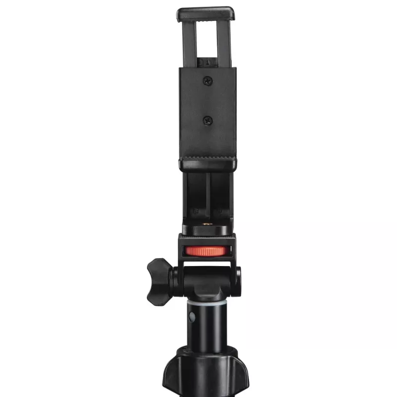 Statīvs Hama Rotary Smartphone II viedtālrunim un digitālajai kamerai, 3 kājas, maks. slodze 1 kg, augstums 41.5–150 cm, melns