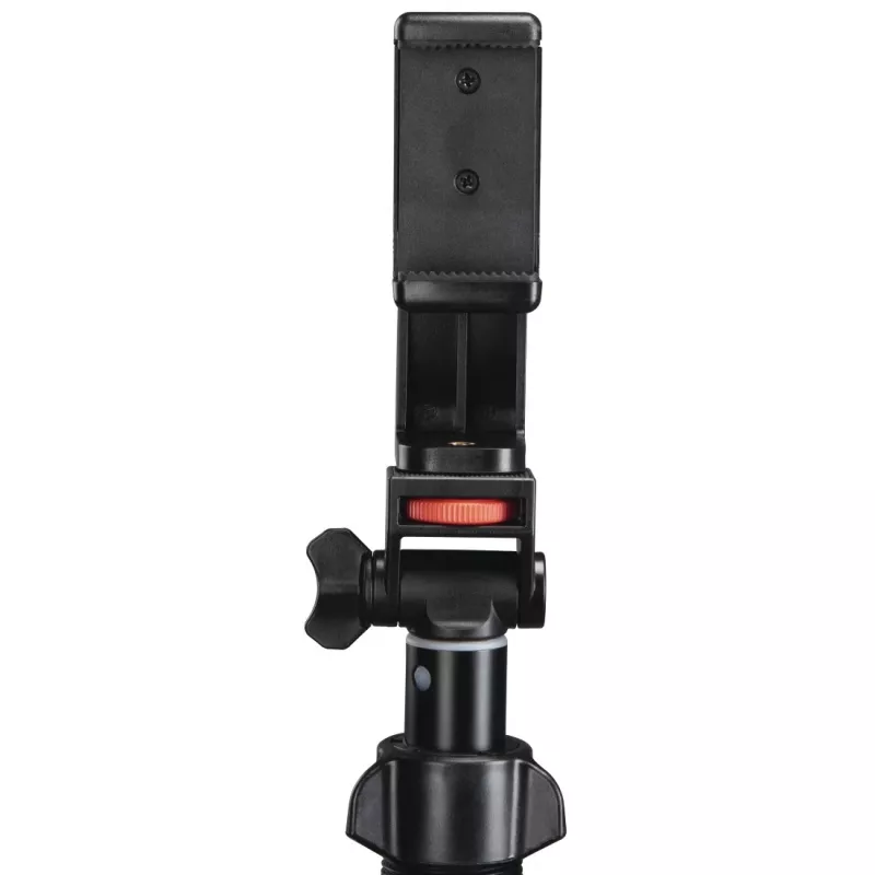 Statīvs Hama Rotary Smartphone II viedtālrunim un digitālajai kamerai, 3 kājas, maks. slodze 1 kg, augstums 41.5–150 cm, melns