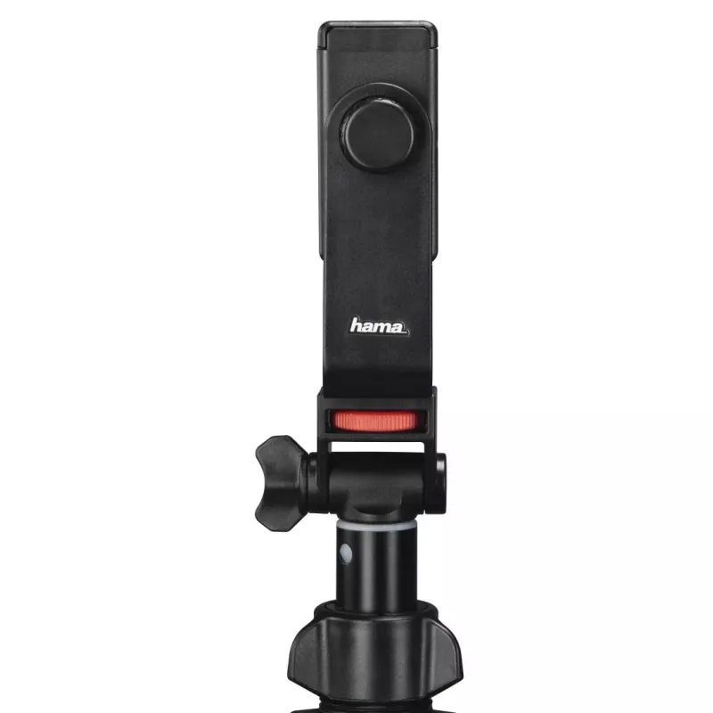 Statīvs Hama Rotary Smartphone II viedtālrunim un digitālajai kamerai, 3 kājas, maks. slodze 1 kg, augstums 41.5–150 cm, melns
