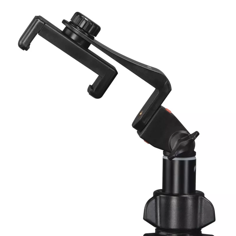 Statīvs Hama Rotary Smartphone II viedtālrunim un digitālajai kamerai, 3 kājas, maks. slodze 1 kg, augstums 41.5–150 cm, melns