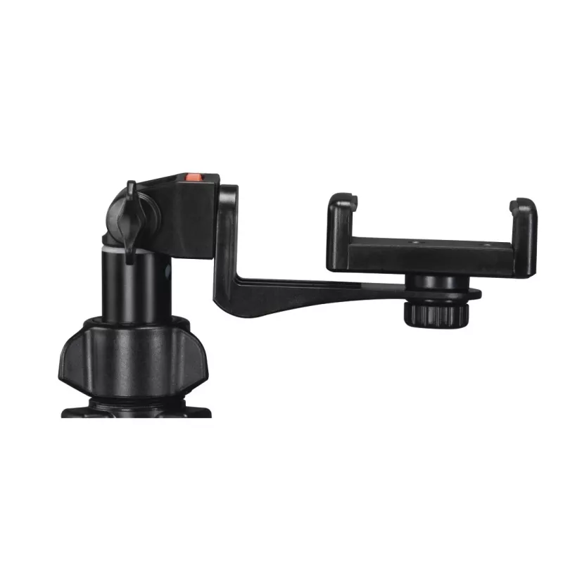 Statīvs Hama Rotary Smartphone II viedtālrunim un digitālajai kamerai, 3 kājas, maks. slodze 1 kg, augstums 41.5–150 cm, melns