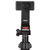 Statīvs Hama Rotary Smartphone II viedtālrunim un digitālajai kamerai, 3 kājas, maks. slodze 1 kg, augstums 41.5–150 cm, melns